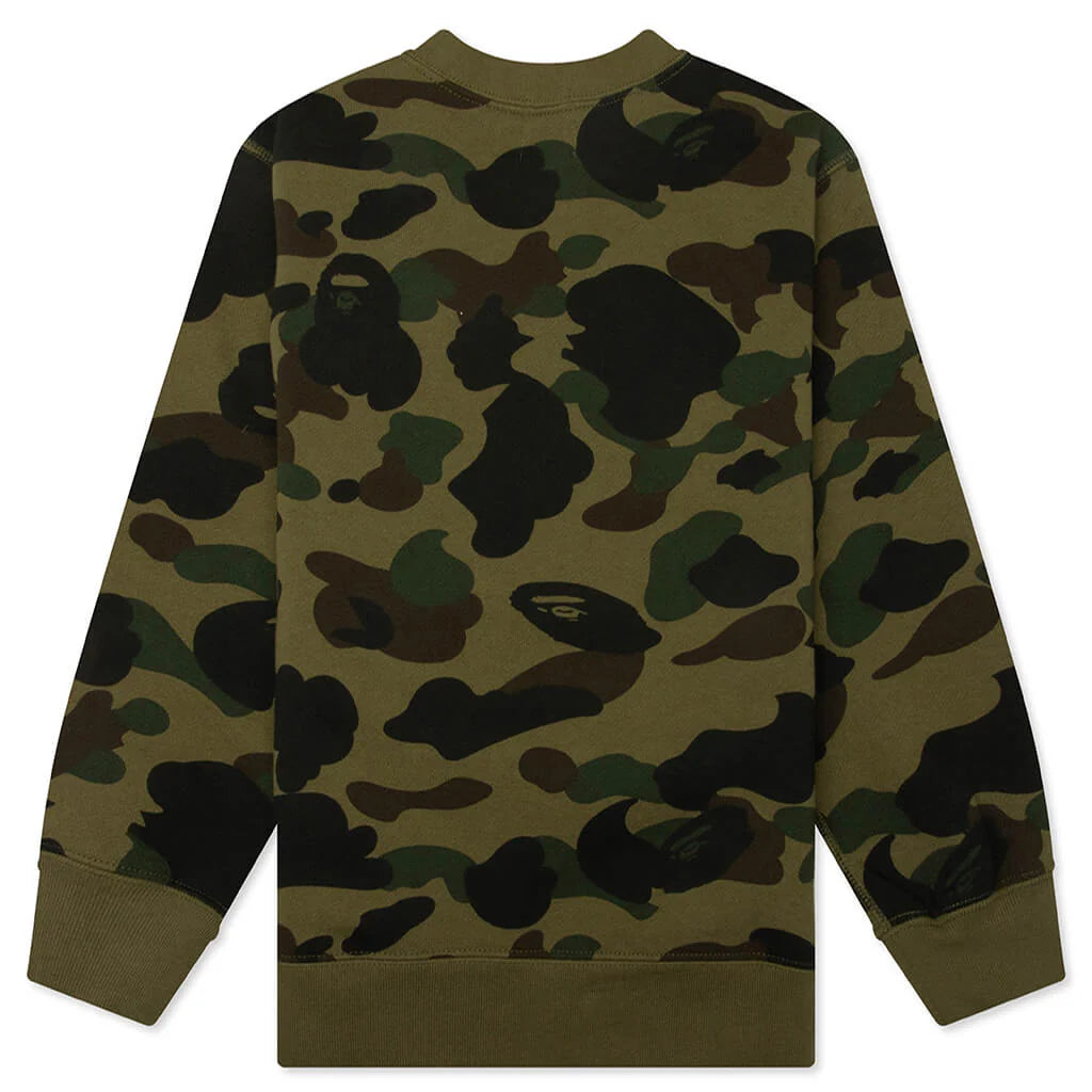 Kids 1st Camo College Crewneck Sweatshirt Green