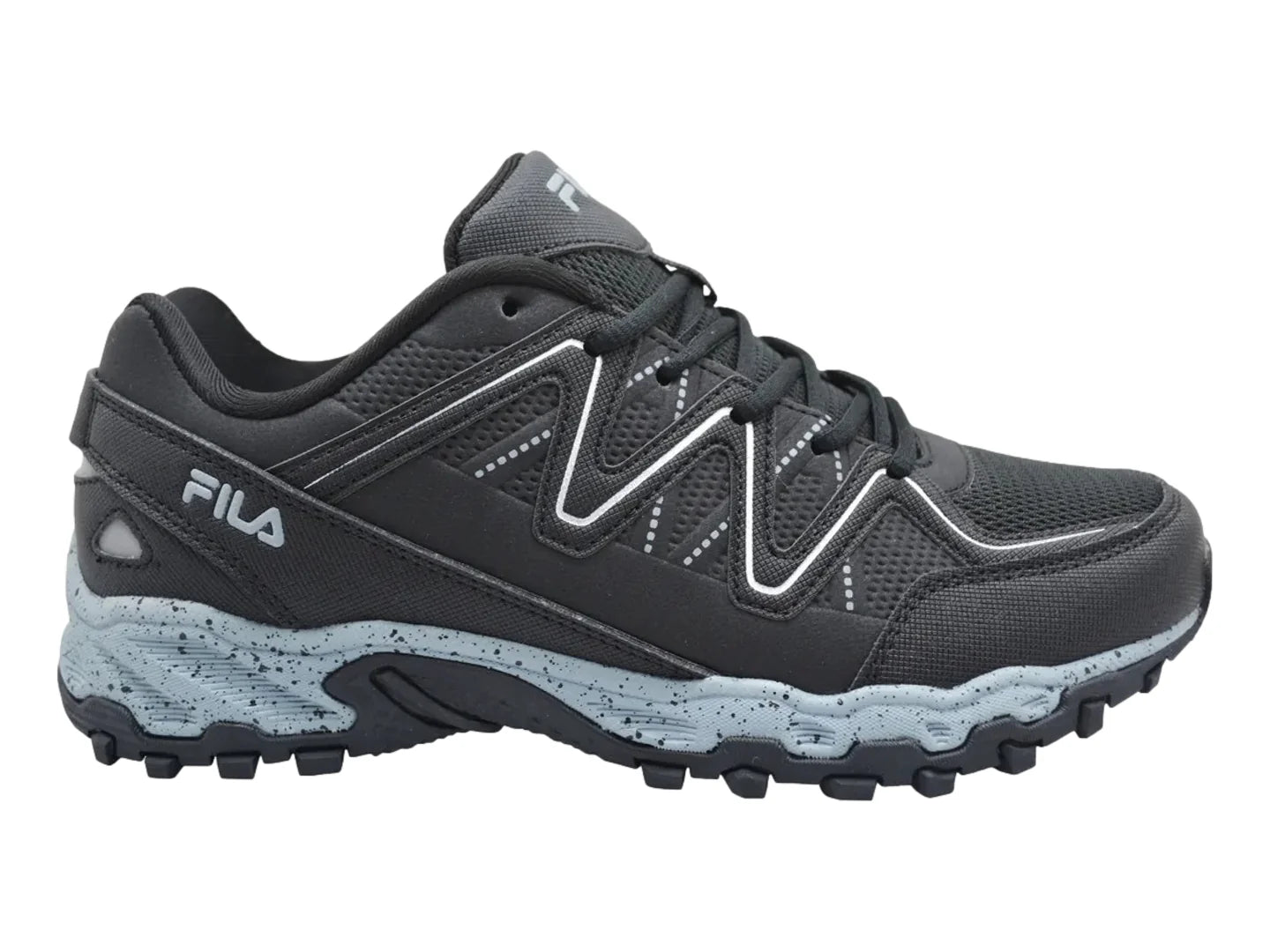 Tenis Fila Firetrail Evo Negro para Niño