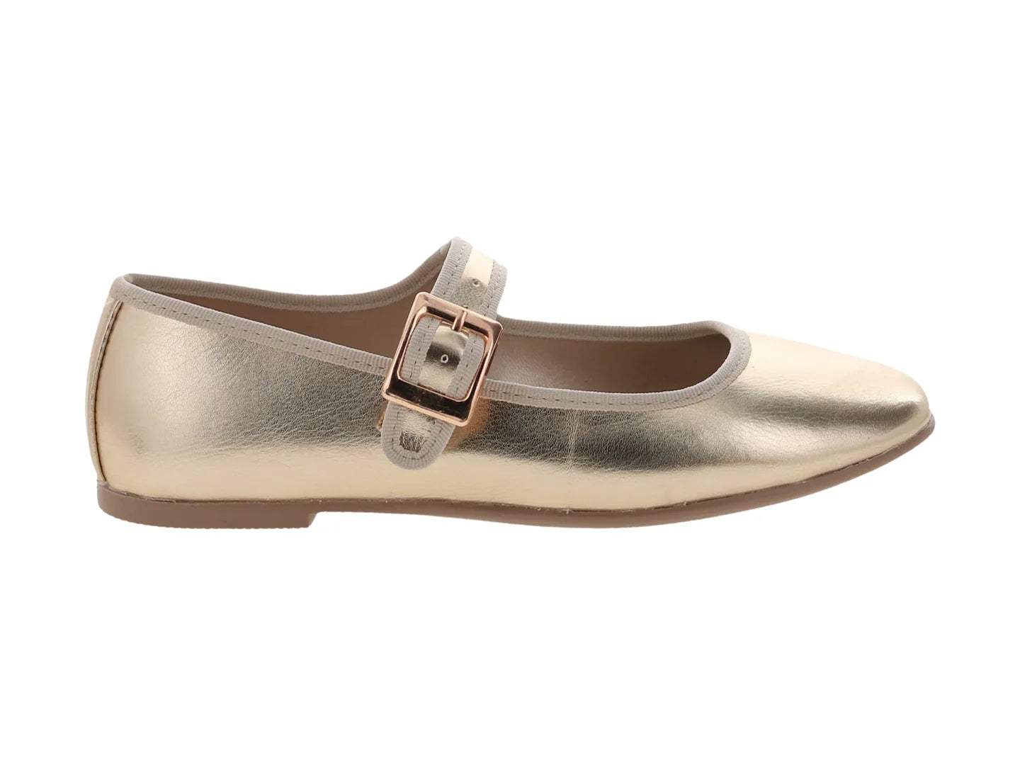 Zapatos Planos Tropicana Color Oro para Niña