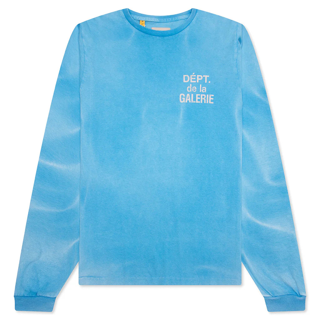 French L S Tee Cyan