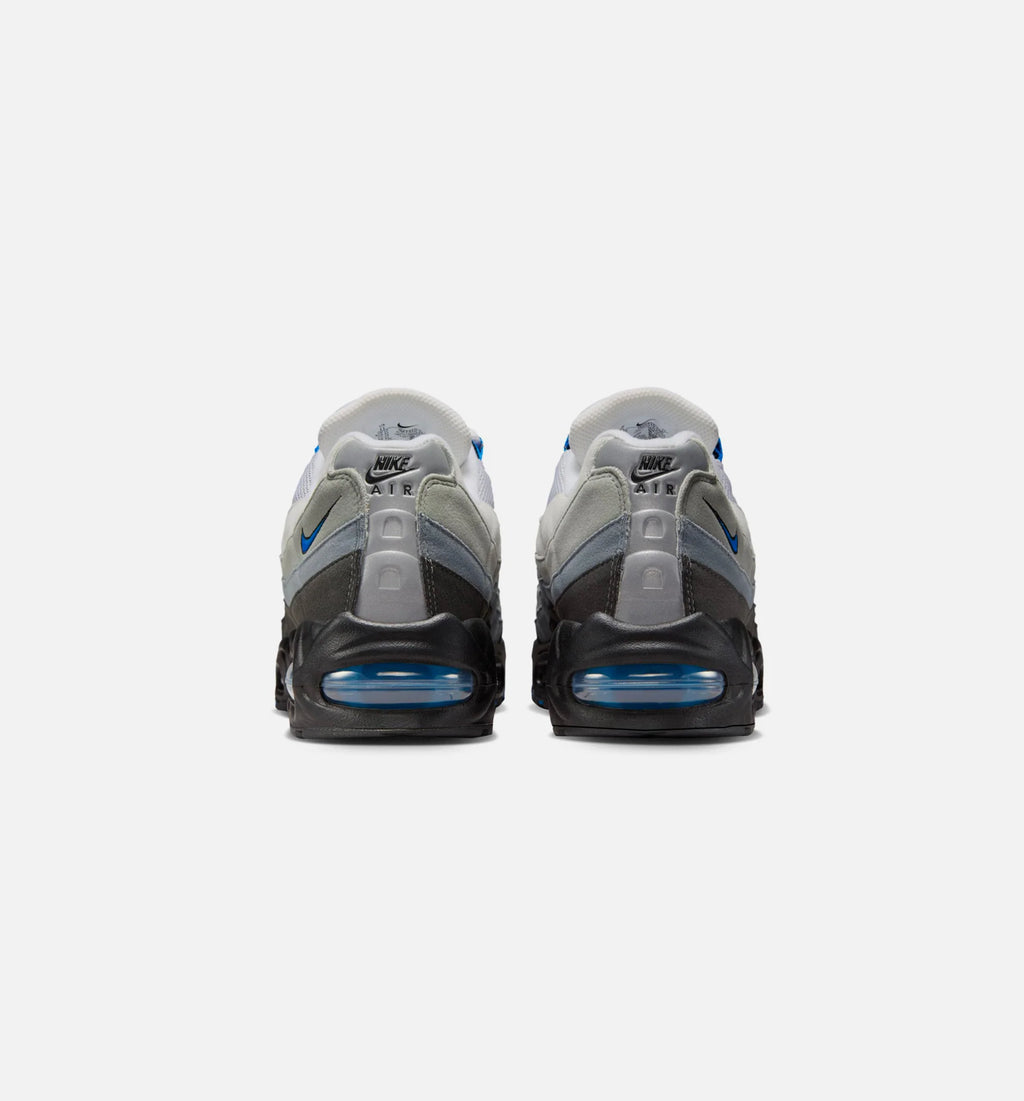 Air Max 95 Cool Grey and Blue Spark Mens Lifestyle Shoe White Blue Spark Black Neutral Grey Medium Grey