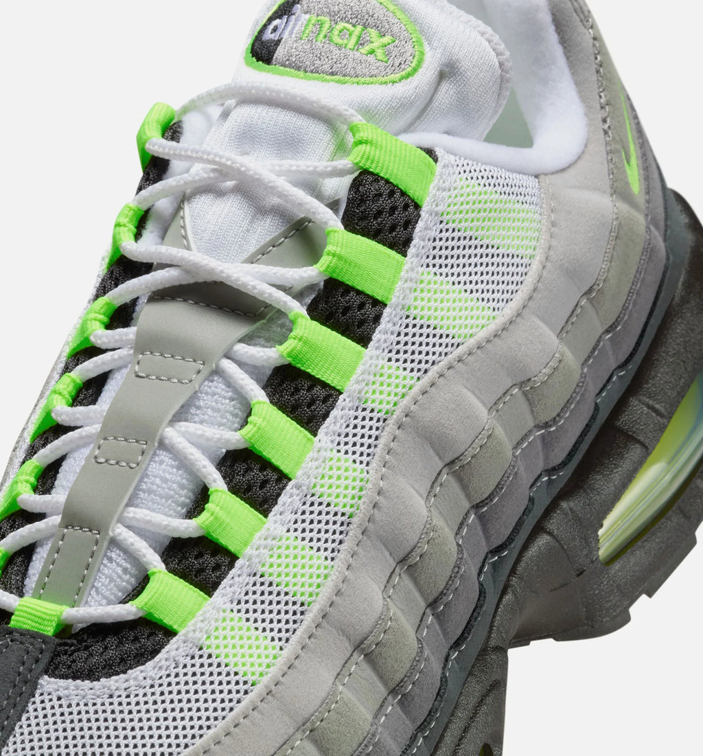 Air Max 95 Big Bubble Mens Lifestyle Shoe Black Neon Yellow Cool Grey