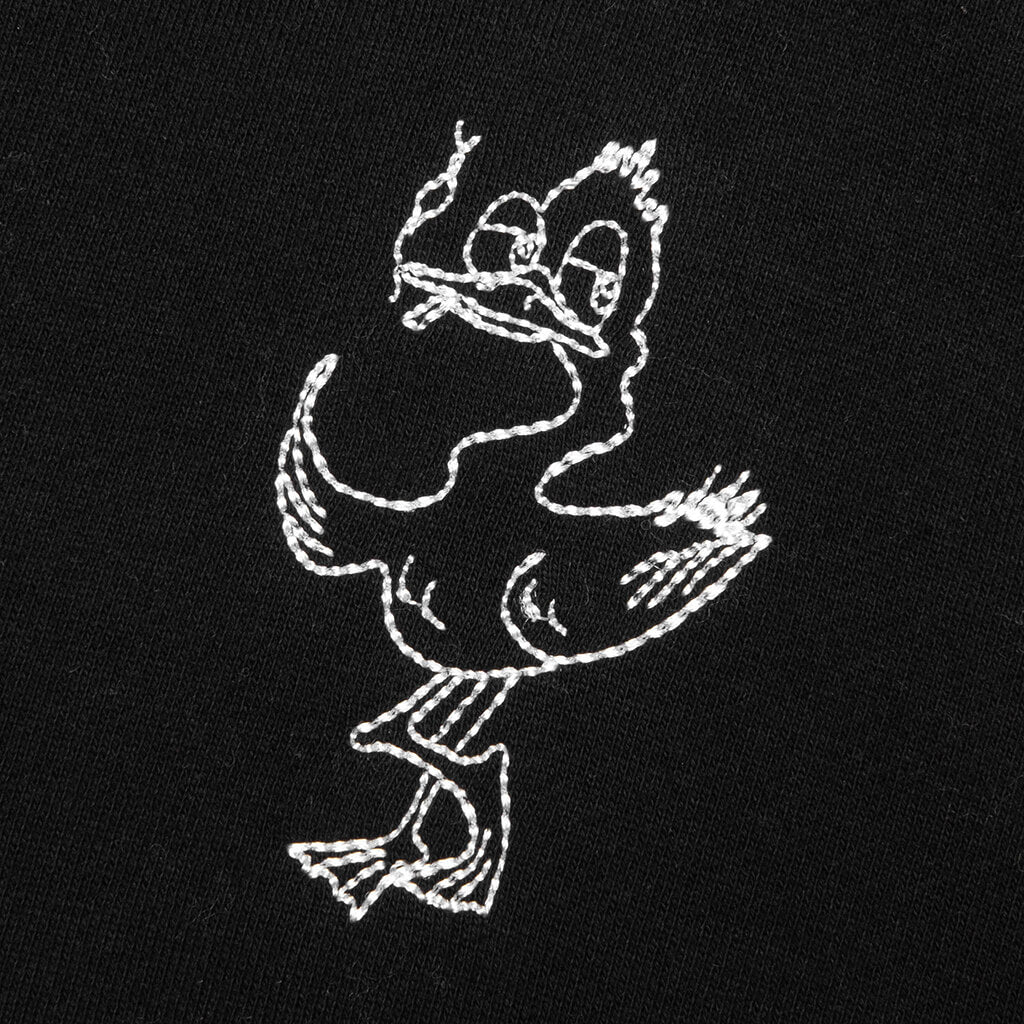 Fuck All Zip Hoodie Black