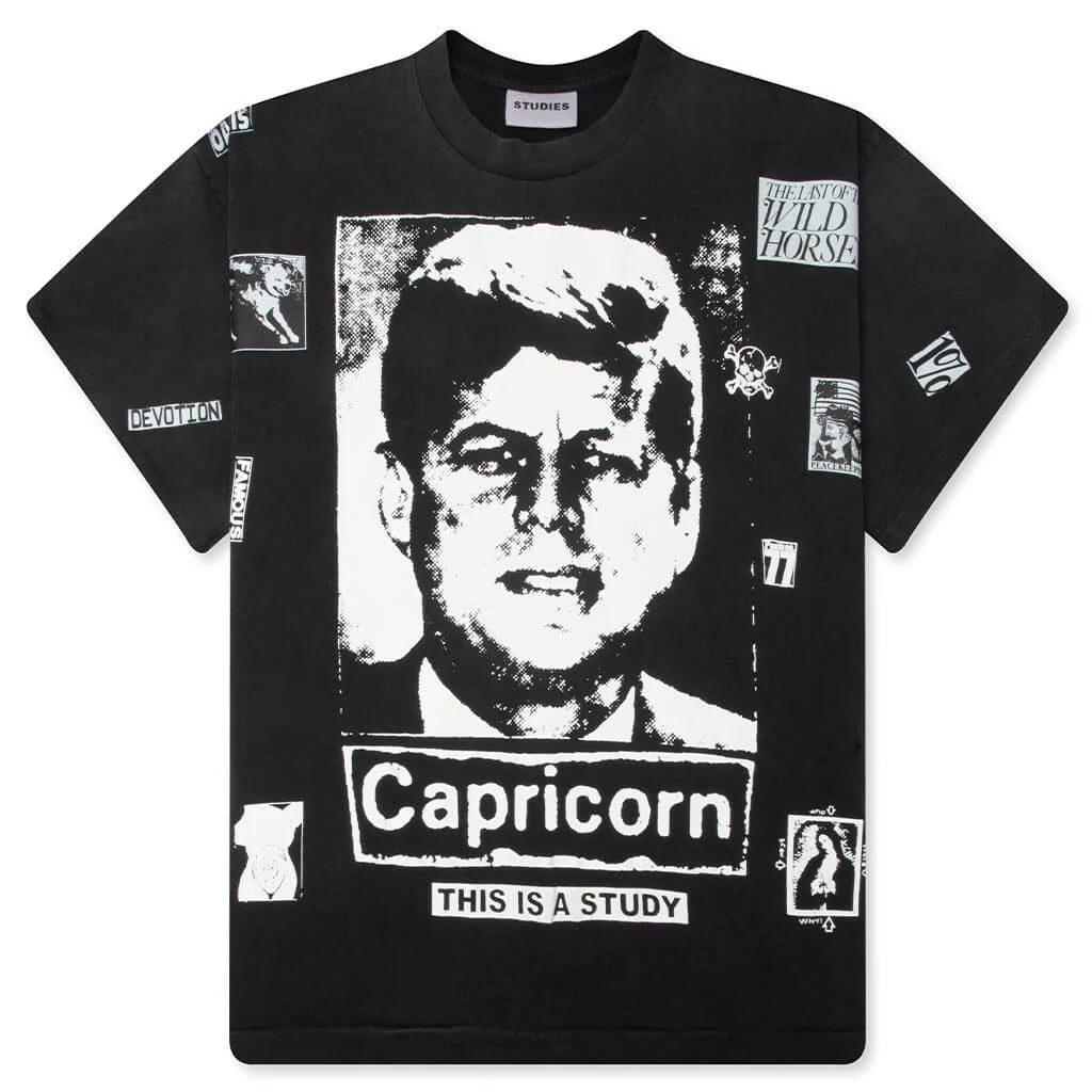 Kennedy Capicorn Tee Black