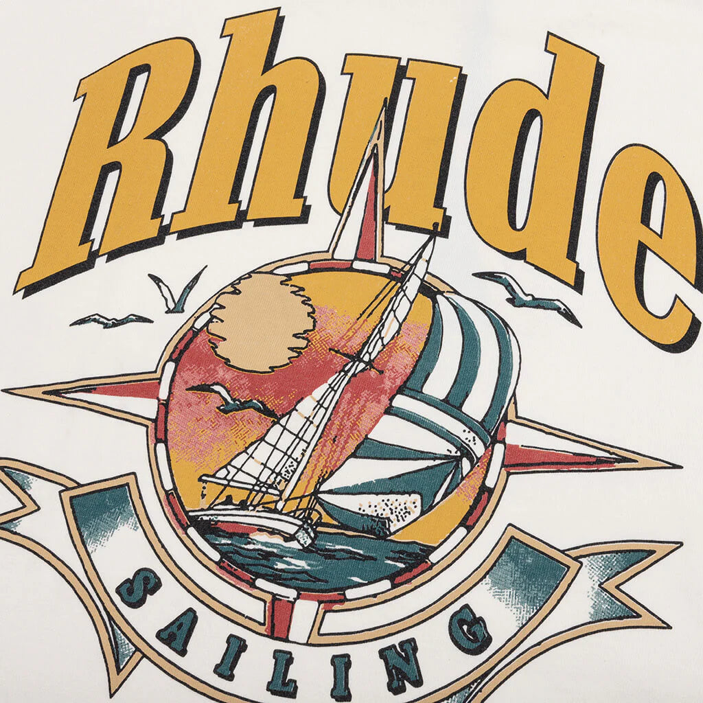Port De Rhude Tee Vintage White