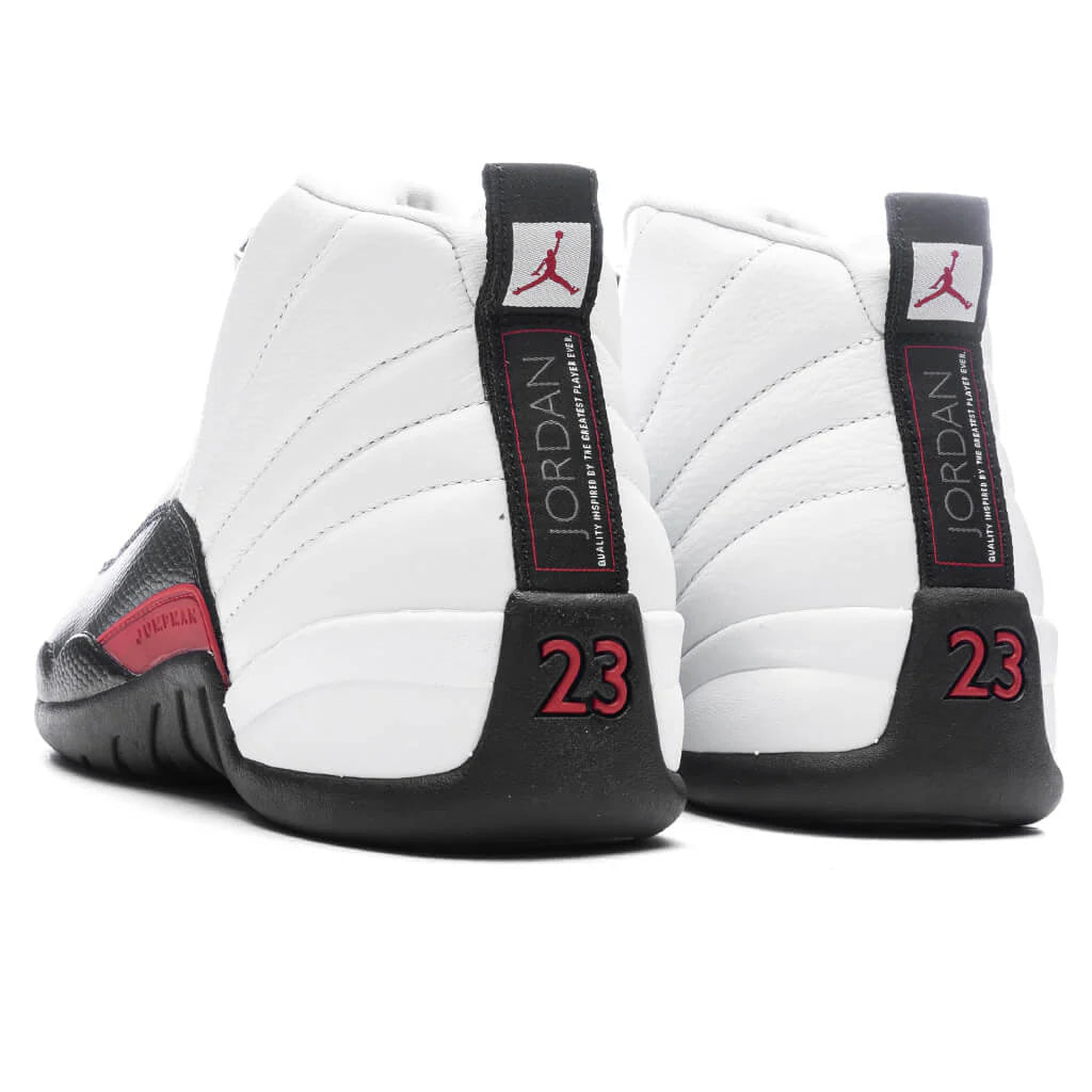 Air Jordan 12 Retro White Gym Red Black