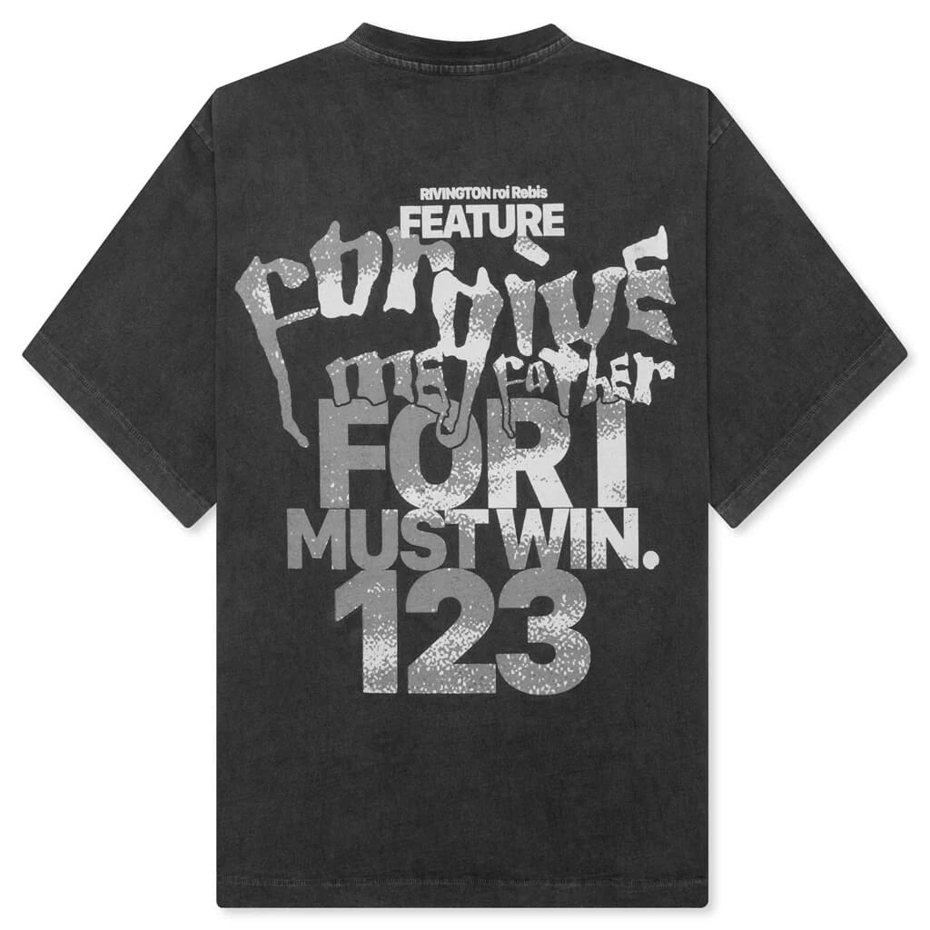 RIVINGTON roi Rebis x Feature I Must Win Tee Vintage Black