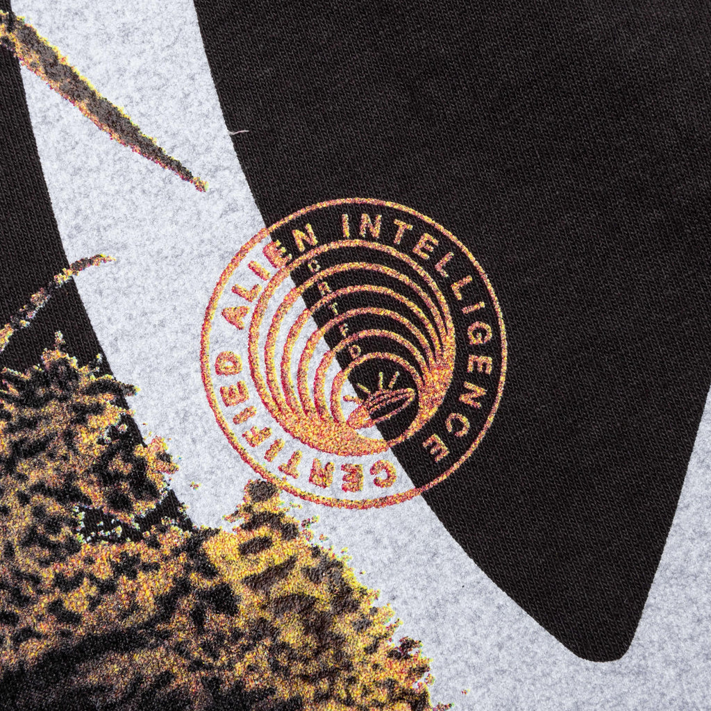 Allover Print Mash up Tee Vintage Black