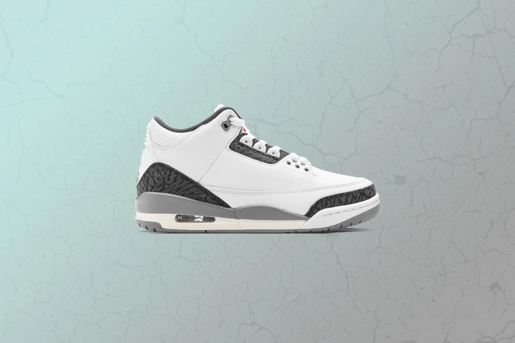 Air Jordan 3 Retro Grey Cement Summit White Fire Red Cement Grey