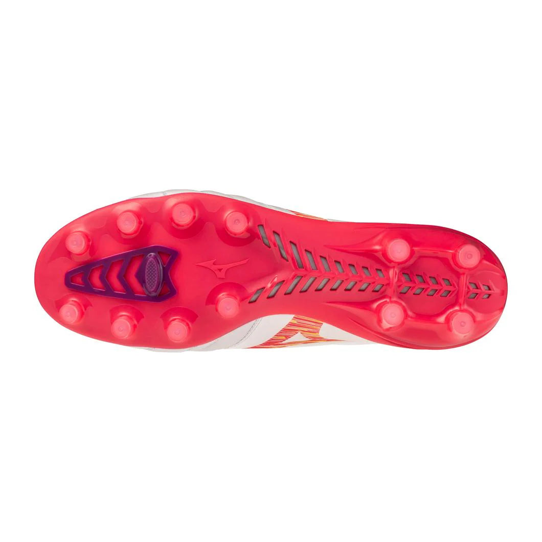Mizuno Morelia Neo IV Elite FG Firm Ground Soccer Cleats White Pink