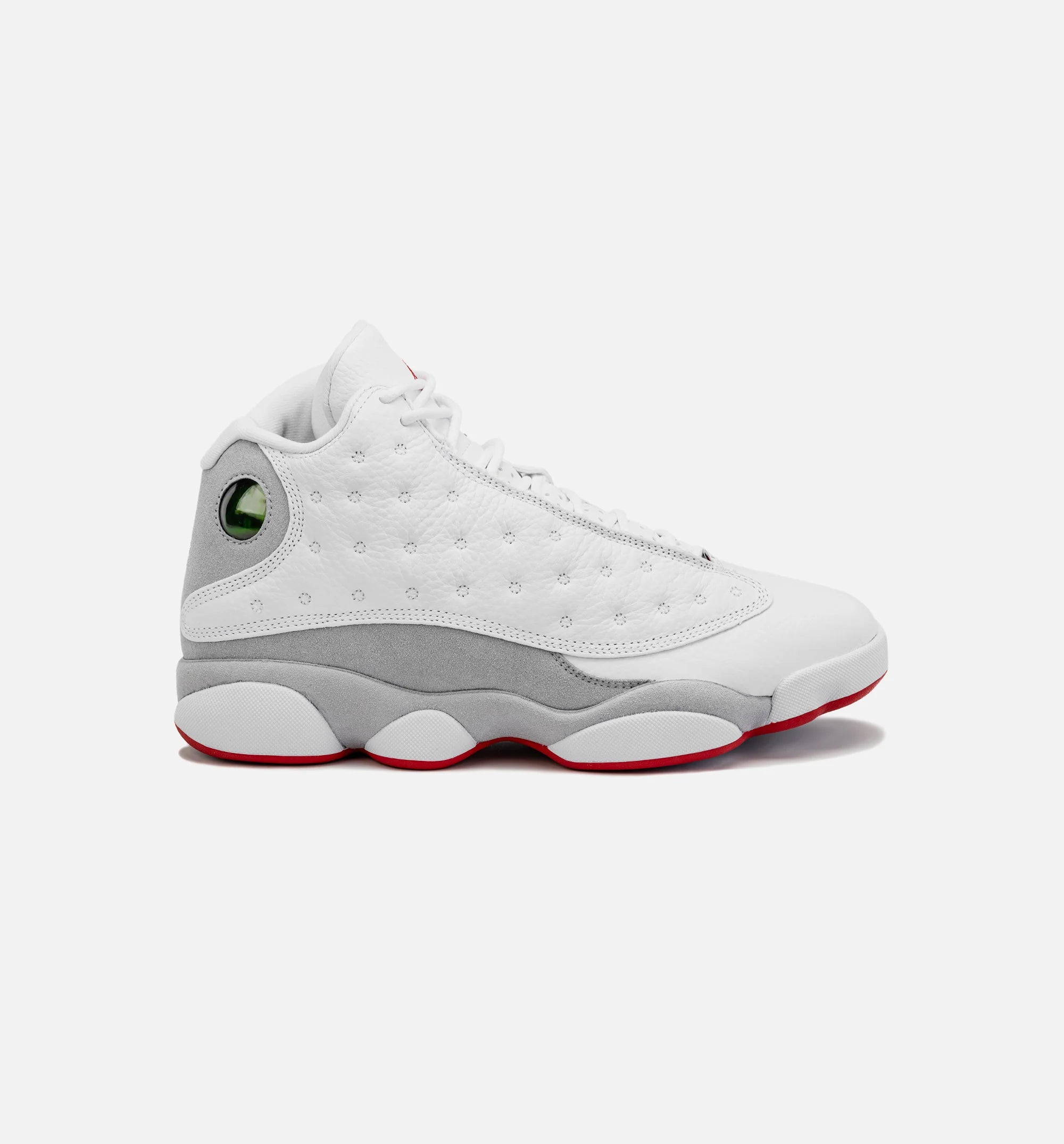 Air Jordan 13 Retro Wolf Grey Mens Lifestyle Shoe White Grey Free Shipping
