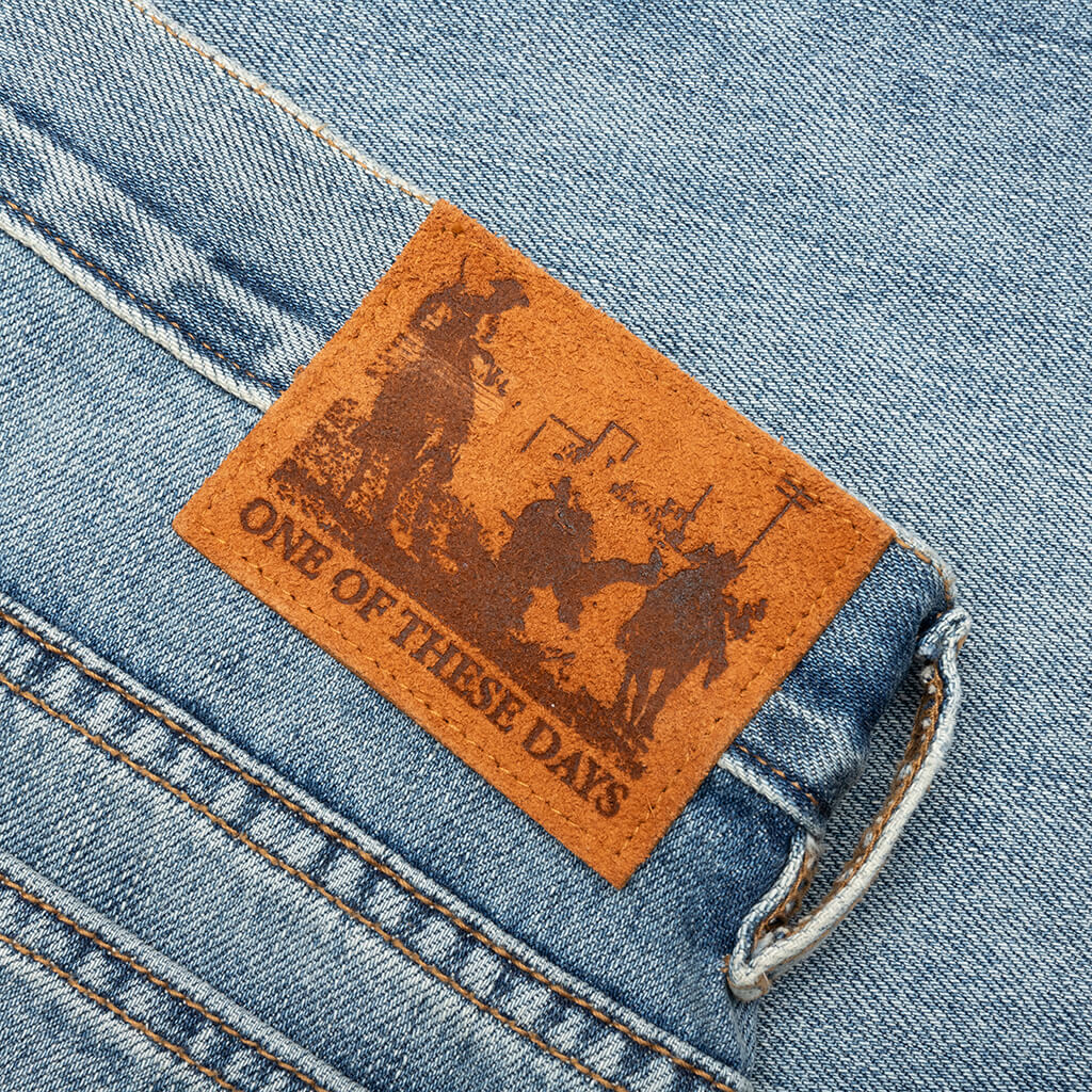 Better Days Straight Leg Jeans Washed Denim