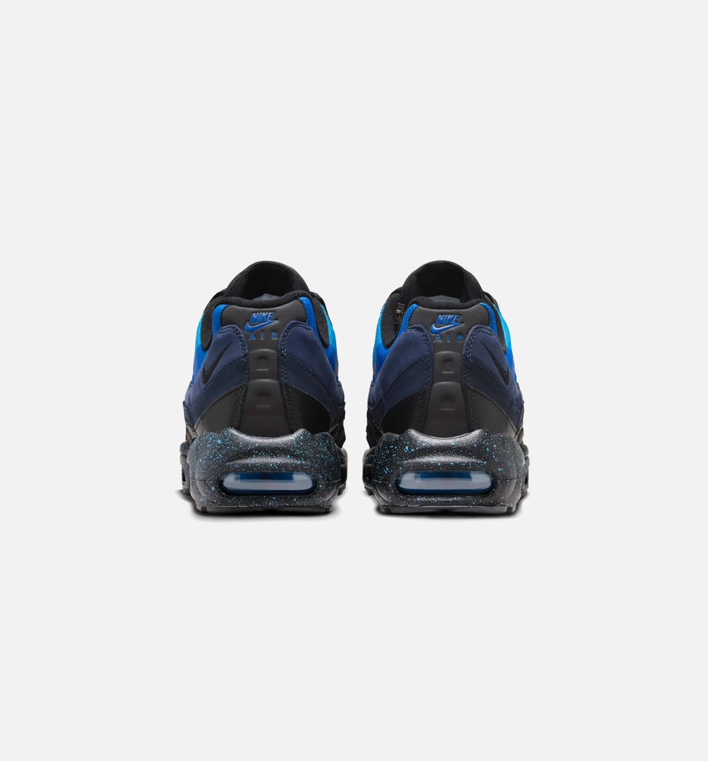 Air Max 95 x Stash Black and Harbour Blue Mens Lifestyle Shoe Obsidian Harbor Blue Black