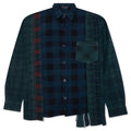 Over Dye 7 Cuts Shirt Green