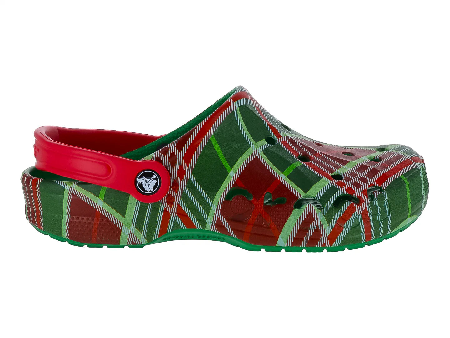 Zuecos Crocs Baya Holiday Plaid Multicolor para Hombre