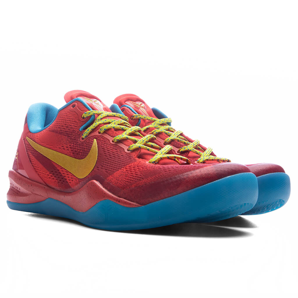 Kobe 8 Protro Year of the Horse Light Crimson Bright Citron Vivid Blue