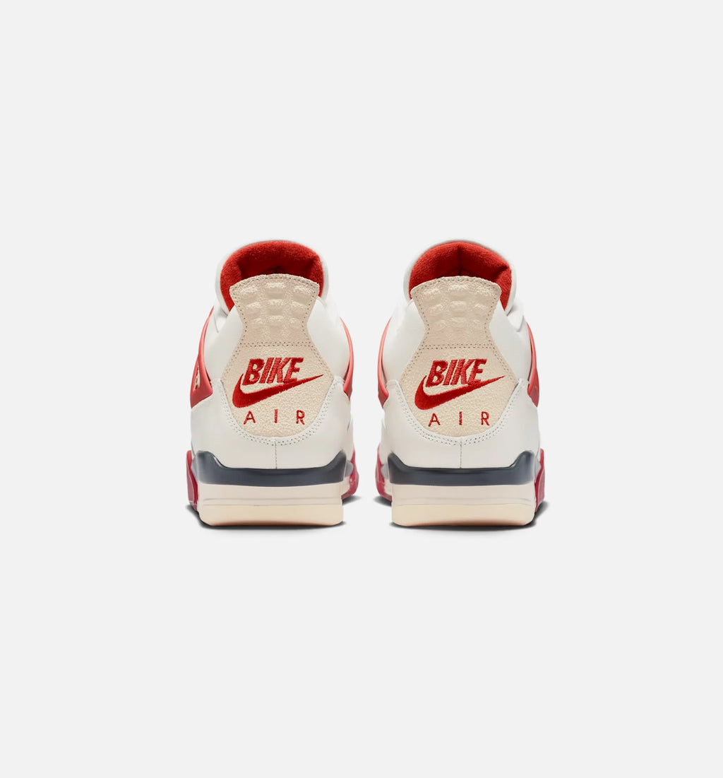 Bike Air x Nigel Sylvester x Air Jordan 4 Retro Brick After Brick Mens Lifestyle Shoe Sail Cinnabar Anthracite Muslin Limit One Per Customer