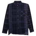 Flannel Shirt 7 Cuts Shirt Over Dye Purple
