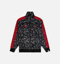 Bape x Adidas All Over Print Mens Track Top Black