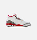 Air Jordan 3 Retro Cardinal Red Mens Lifestyle Shoe White Light Curry Cardinal Red Limit One Per Customer