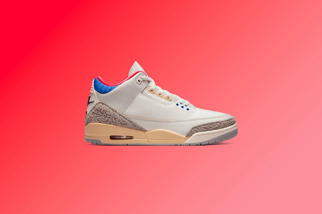 Air Jordan 3 Retro OG Seoul White Black Sport Royal Challenge Red