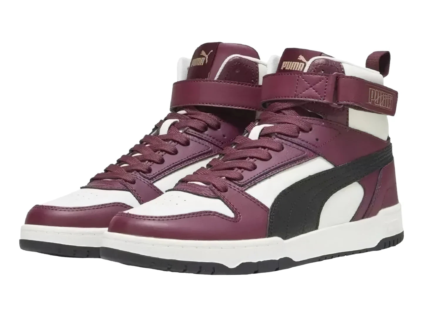 Tenis PUMA RBD Game Blanco Azul Marino y Rojo para Hombre