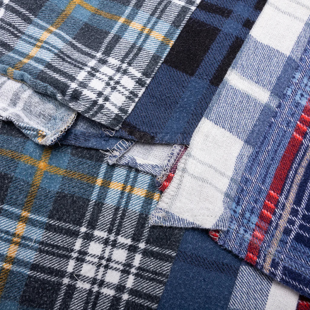7 Cuts Flannel Shirt Assorted