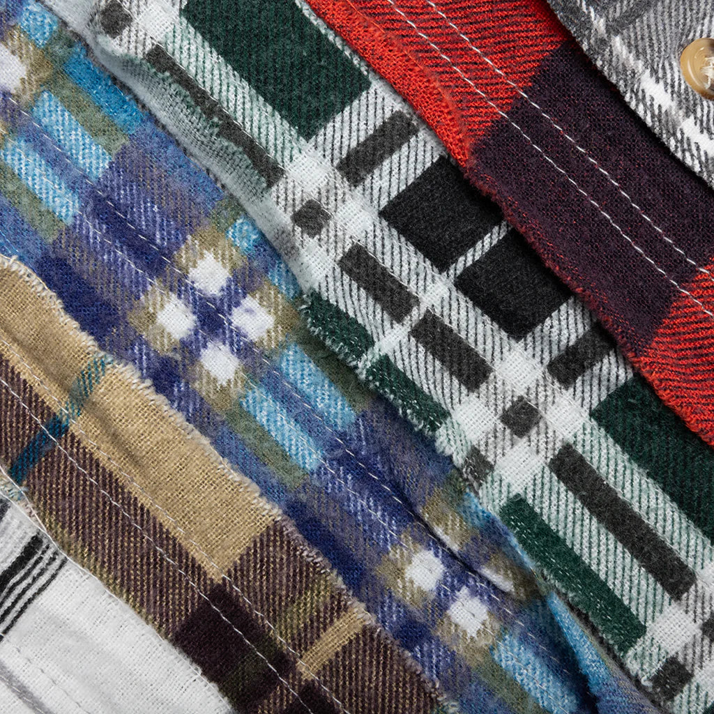 Ribbon Flannel Shirt Assorted