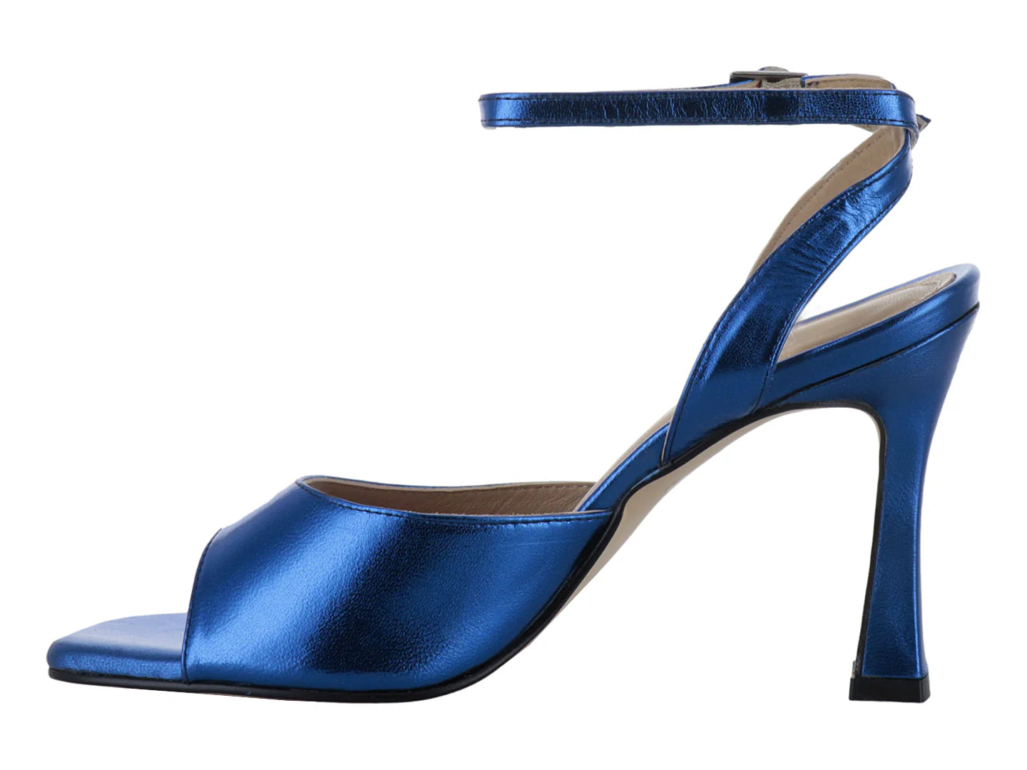 Sandalias Ascencio Metalick Color Cobalto para Mujer