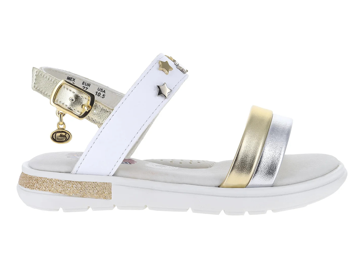 Sandalias Coqueta Oro para Niña