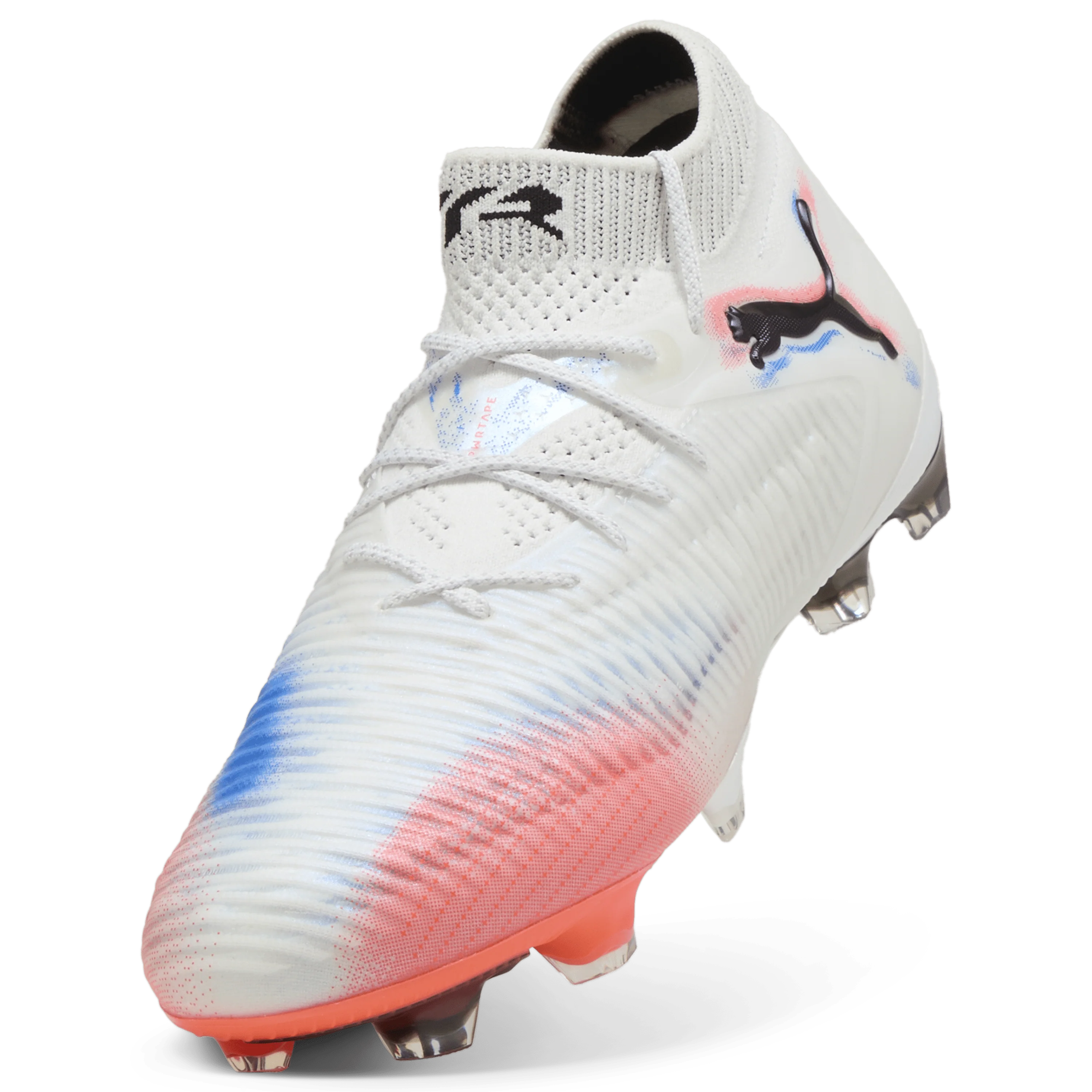 PUMA Future 8 Ultimate Womens Firm Ground Soccer Cleats White Black
