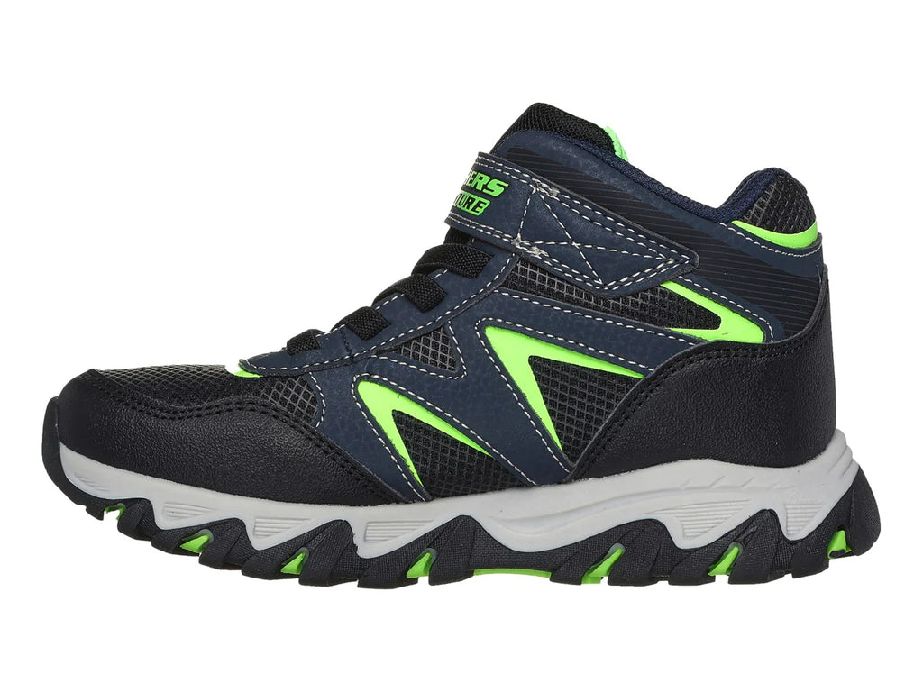 Tenis Skechers Rugged Ranger Azul Marino y Lima para Niño
