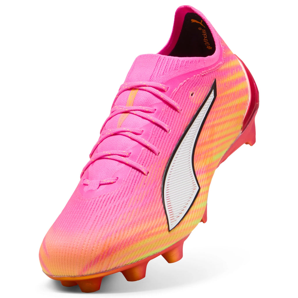 PUMA Ultra 6 Ultimate FG Firm Ground Mens Soccer Cleats Pink White