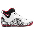 Zoom Lebron IV White Black University Red