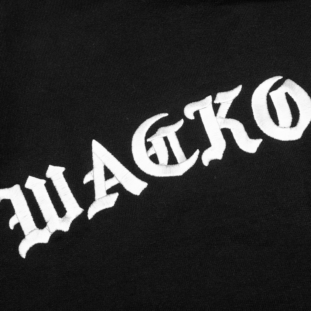 Heavy Weight Pullover Hooded Sweat Shirt Type 2 Black