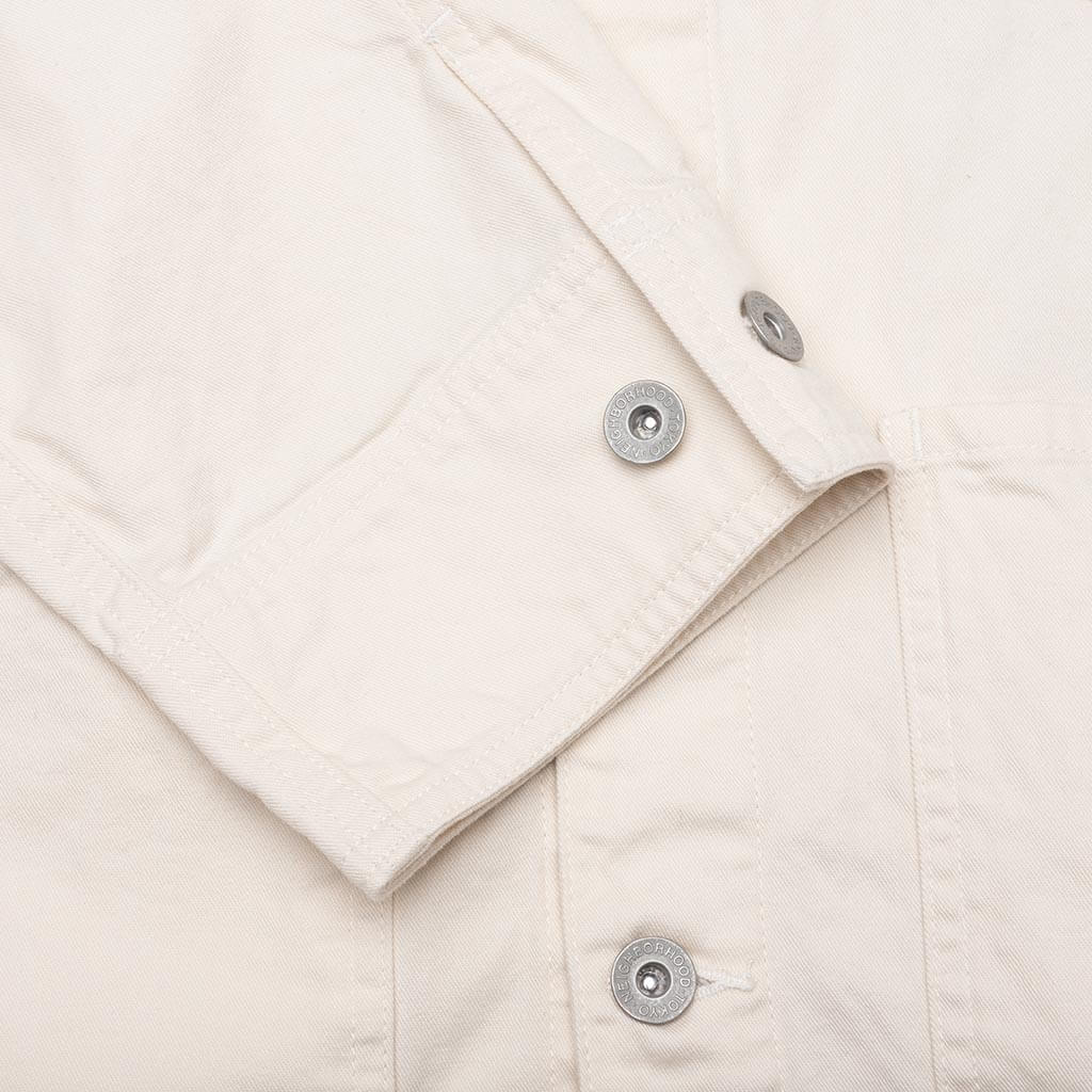 Short Coverall Jacket White