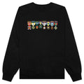 Medals Crewneck Sweatshirt Black
