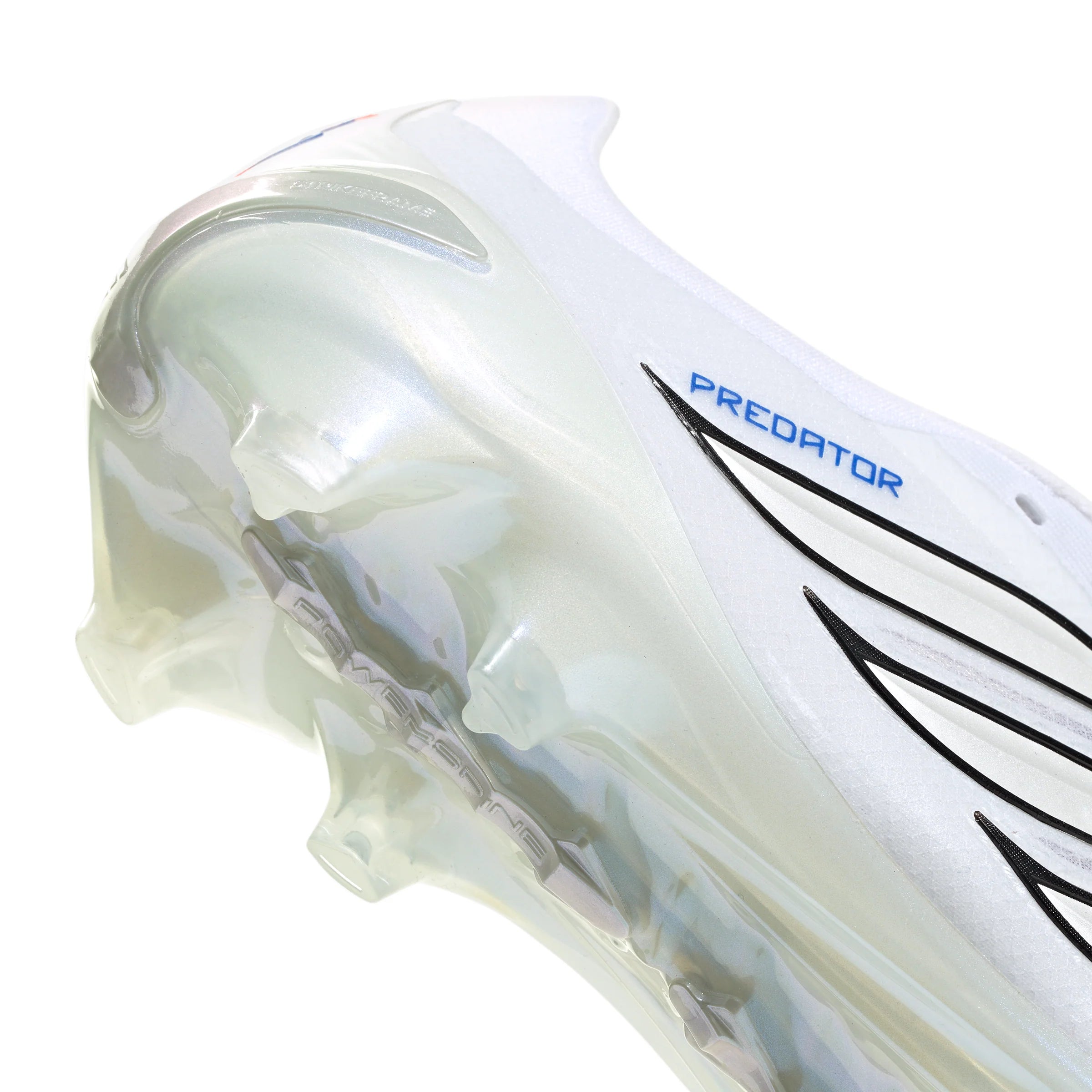 adidas Predator Pro Fold Over Tongue FG Firm Ground Mens Soccer Cleats White Zero Metallic Blue