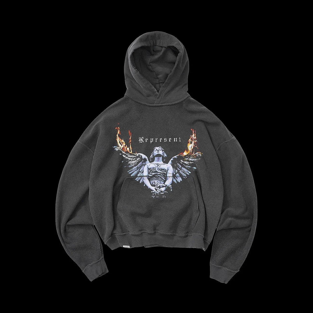 Represent Living Legacy Tour Reversible Hoodie Sun Faded Grey