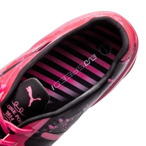 PUMA Evospeed 13 FG Firm Ground Soccer Cleats Camelia Pink