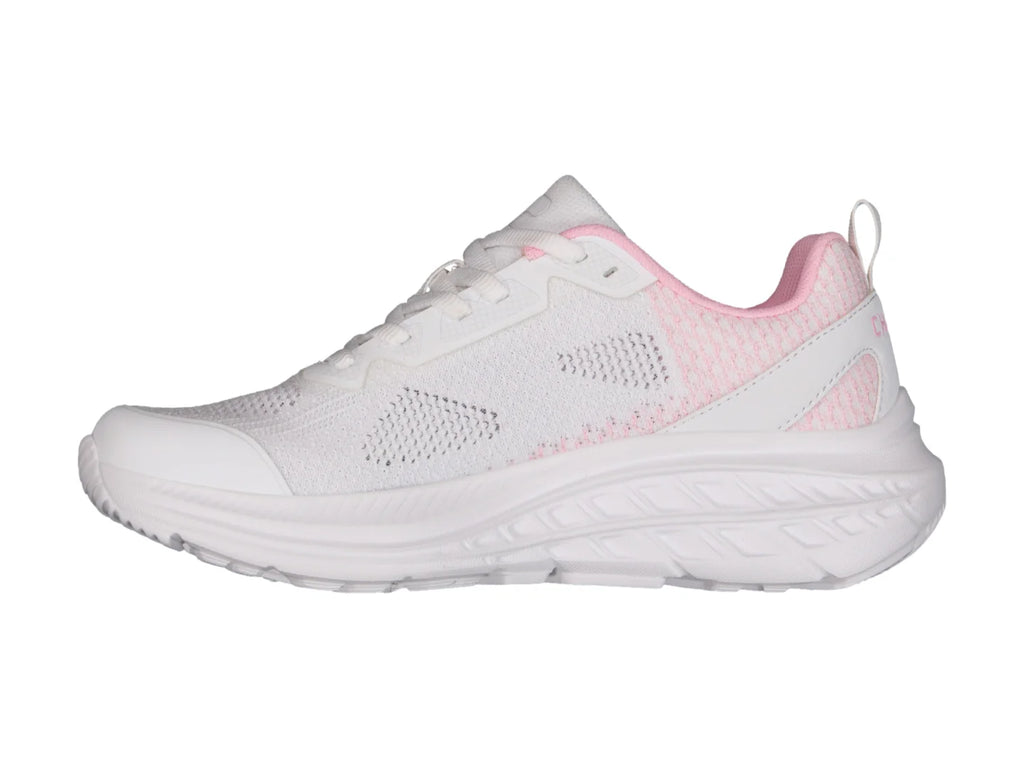 Tenis Charly Road Casual Blanco y Rosa para Mujer