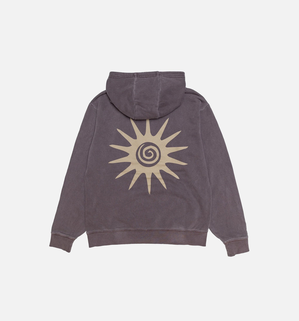NYS Sun Dyed In Texas Hoodie Mens Hoodie Brown