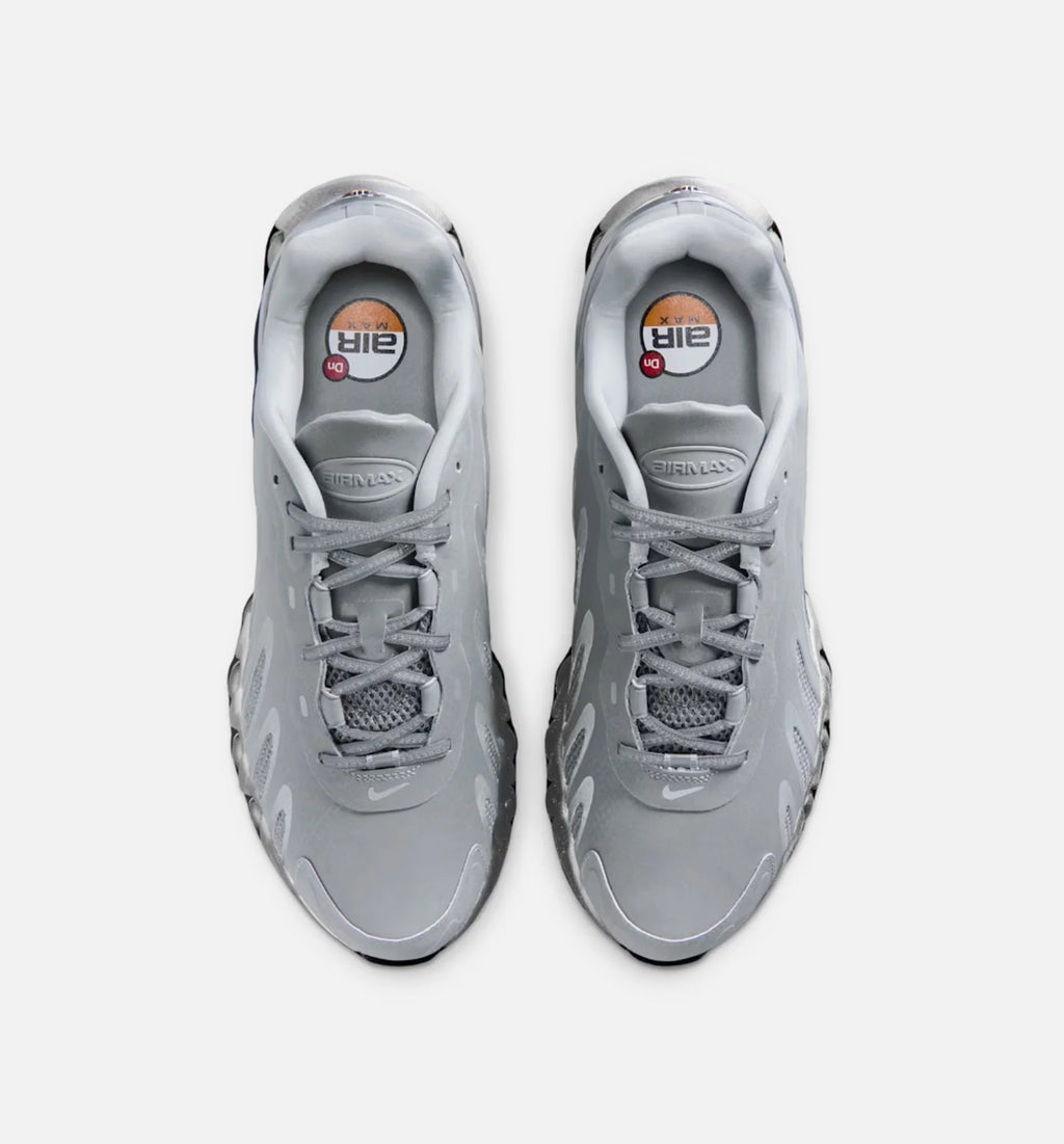 Air Max DN Metallic Silver and Black Mens Lifestyle Shoe Metallic Silver Black