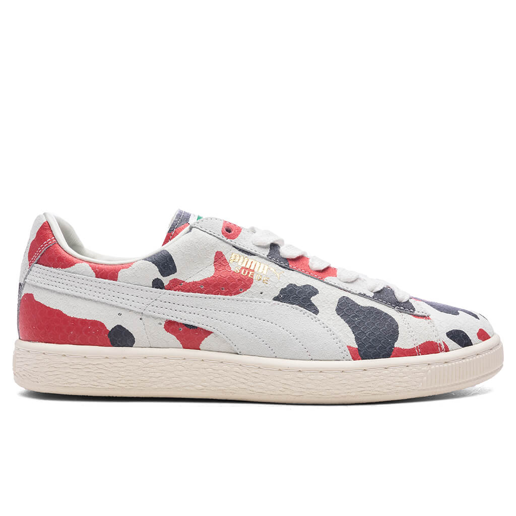 Suede MIJ Koi White
