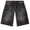 Sol Denim Shorts Black