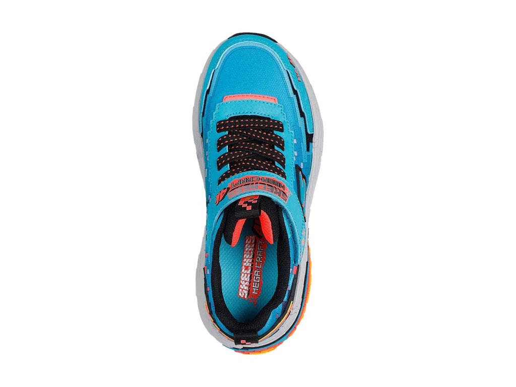 Tenis Skechers Mega Craft 4K Azul para Niño