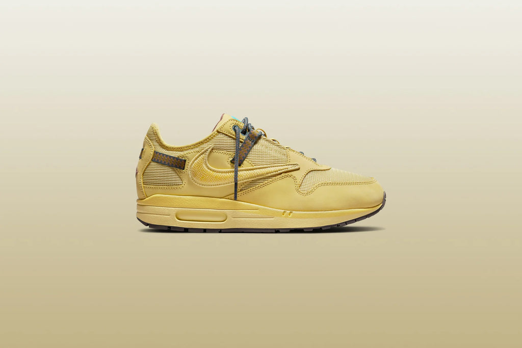 Air Max 1 x Travis Scott CACTUS CORP Saturn Gold Tea Tree Mist Tent