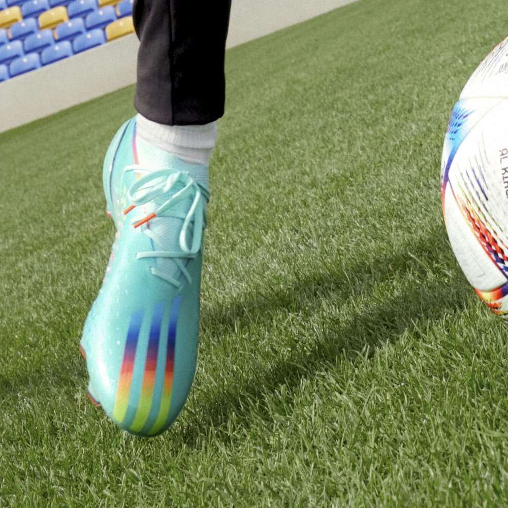 adidas X Speed Portal 1 FG Firm Ground Soccer Cleats Aqua Red