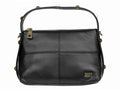 Bolso de Hombro DKNY Negro con Detalles Dorados para Mujer