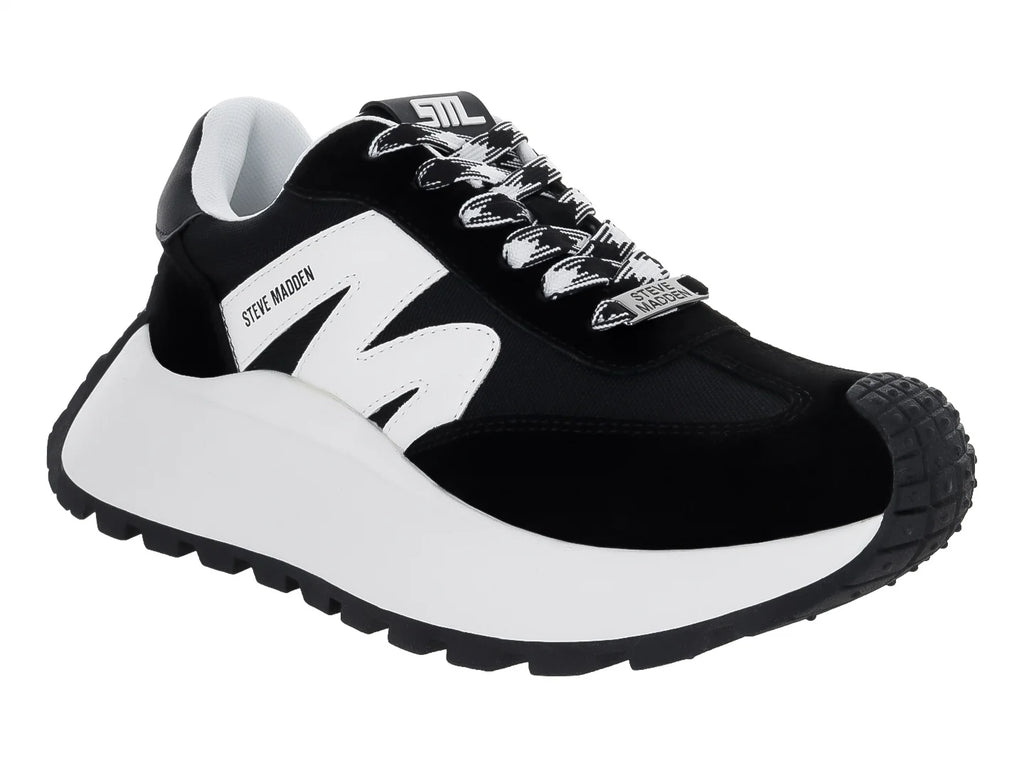 Tenis Steve Madden Super Campo Negro para Mujer